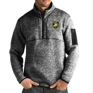 Army Black Knights Antigua Fortune Half-Zip Sweatshirt - Black sz medium
